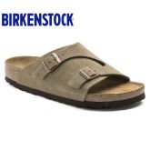 【软底】Birkenstock Zuerich苏黎世经典牛反绒皮凉拖柔软鞋床