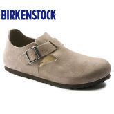 德国Birkenstock天然牛皮经典复古风格休闲鞋/船鞋London畅销流行款