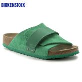 Birkenstock经典软木单扣凉拖男女同款牛皮绒面革拖鞋kyoto系列
