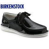 德国Birkenstock手工缝制牛皮休闲鞋Pasadena漆皮新款
