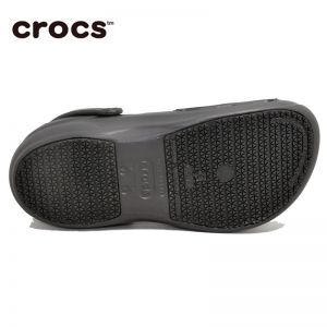 Crocs卡骆驰中性防滑厨师鞋 医生鞋 职业鞋 护士鞋 手术鞋 毕斯拓Bistro黑色/白色/蓝色10075