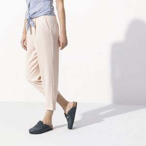 经典热销明星同款德国制造Birkenstock经典Boston光滑牛皮包头鞋流行色