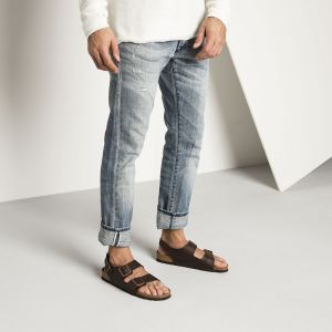 明星同款经典德国Birkenstock休闲凉鞋/开车凉鞋Milano系踝凉鞋