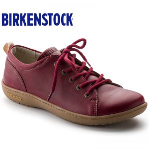 Birkenstock女士牛皮软木中底运动休闲鞋网球鞋Islay休闲鞋