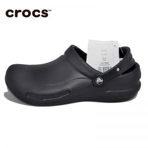 Crocs卡骆驰中性防滑厨师鞋 医生鞋 职业鞋 护士鞋 手术鞋 毕斯拓Bistro黑色/白色/蓝色10075
