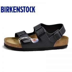 明星同款经典德国Birkenstock休闲凉鞋/开车凉鞋Milano系踝凉鞋