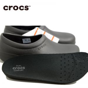 Crocs卡骆驰全包 医生鞋 护士鞋 工作鞋 厨师鞋 职业鞋 克劳科工作鞋On the Clock Slip On
