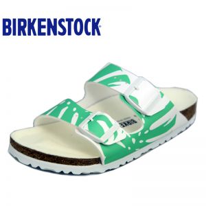 BIRKENSTOCK 平底凉拖男女款时尚龟背竹图案软木拖鞋Arizona软木拖鞋