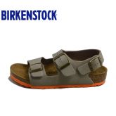 春夏新款德国Birkenstock儿童软木舒适健康凉鞋Milano沙漠系列撞色款软木拖鞋