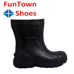 【网红爆款】潮鞋 Funtownshoes范特仕雨靴中筒耐穿耐磨防水防滑安全鞋工业工地水靴职业鞋