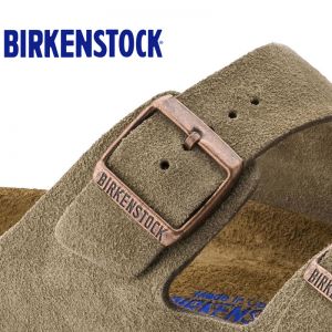 【软底】春夏全新款Birkenstock经典两扣凉拖Arizona牛反绒皮柔软鞋床软木拖鞋