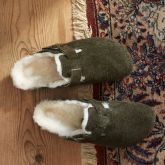 Birkenstock Boston 羊绒鞋床秋冬毛毛鞋