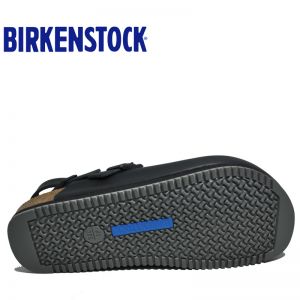 经典热销Birkenstock专业防滑工作包头鞋/厨师鞋职业鞋Tokio光滑牛皮黑色/白色