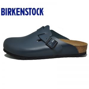 经典热销明星同款德国制造Birkenstock经典Boston光滑牛皮包头鞋流行色