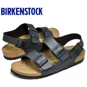 明星同款经典德国Birkenstock休闲凉鞋/开车凉鞋Milano系踝凉鞋