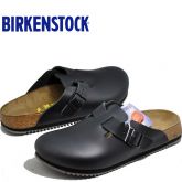 德国制造Birkenstock经典光滑牛皮防滑厨师鞋/职业鞋/医生鞋/工作鞋Boston