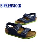 春夏新款德国Birkenstock儿童软木舒适健康凉鞋Milano沙漠系列撞色款软木拖鞋