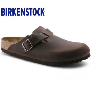 明星同款德国制造Birkenstock/Boston经典包头鞋/油皮/天然牛皮经典款