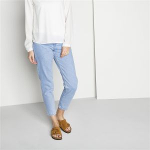 【软底】Birkenstock Zuerich苏黎世经典牛反绒皮凉拖柔软鞋床软木拖鞋