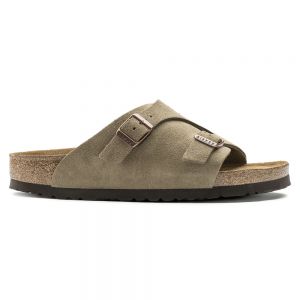 【软底】Birkenstock Zuerich苏黎世经典牛反绒皮凉拖柔软鞋床软木拖鞋