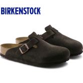 【软底】Birkenstock春夏新款经典包头鞋牛反毛皮Boston柔软鞋床全新色