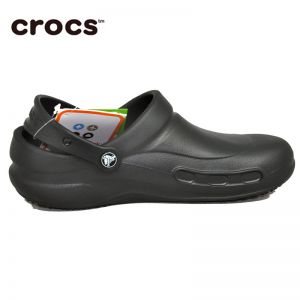 Crocs卡骆驰中性防滑厨师鞋 医生鞋 职业鞋 护士鞋 手术鞋 毕斯拓Bistro黑色/白色/蓝色10075
