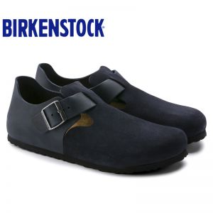 德国Birkenstock天然牛皮经典复古风格休闲鞋/船鞋London畅销流行款休闲鞋