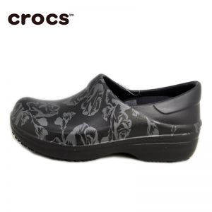 Crocs娜莉雅工作克骆格II代女士图案花纹专业防滑工作鞋/厨师鞋/医生鞋/护士鞋/职业鞋 Neria Pro Clog 205385