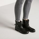 德国原装进口Birkenstock女士天然牛皮踝靴Collins休闲鞋