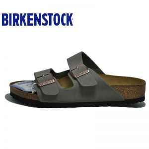 Birkenstock经典软木两扣凉拖鞋Arizona磨砂仿皮软木拖鞋