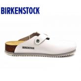 德国制造Birkenstock经典光滑牛皮防滑厨师鞋/职业鞋/医生鞋/工作鞋Boston