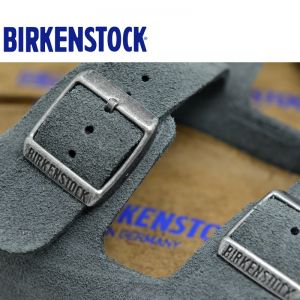 【软底】春夏全新款Birkenstock经典两扣凉拖Arizona牛反绒皮柔软鞋床软木拖鞋