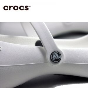 Crocs卡洛驰女士艾利平底防滑工作鞋 医生鞋 护士鞋 11050 可爱小白鞋
