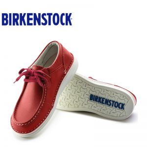 德国Birkenstock手工缝制软木鞋床牛皮休闲鞋Pasadena休闲鞋