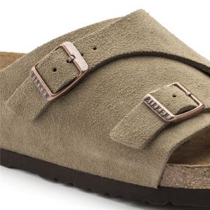 【软底】Birkenstock Zuerich苏黎世经典牛反绒皮凉拖柔软鞋床软木拖鞋