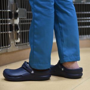 Crocs卡骆驰中性防滑厨师鞋 医生鞋 职业鞋 护士鞋 手术鞋 毕斯拓Bistro黑色/白色/蓝色10075