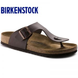 德国Birkenstock软木鞋床休闲人字拖/夹趾拖Ramses粗带软木拖鞋