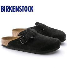 【软底】Birkenstock春夏新款经典包头鞋牛反毛皮Boston柔软鞋床全新色