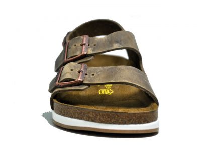 春夏新款Birkenstock/Milano天然真皮流行经典色耐磨橡胶底