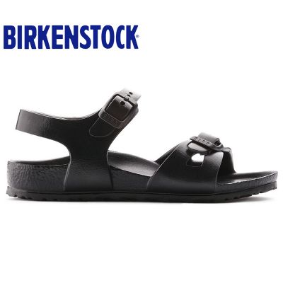 德国制造Birkenstock儿童亲子沙滩防水凉鞋Rio EVA荧光色沙滩凉鞋