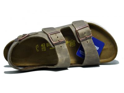 春夏新款Birkenstock/Milano天然真皮流行经典色耐磨橡胶底