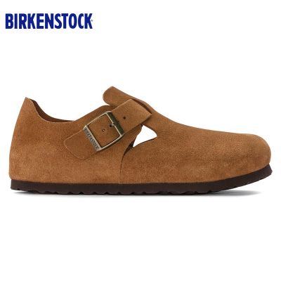 德国Birkenstock天然牛皮经典复古风格休闲鞋/船鞋London畅销流行款休闲鞋