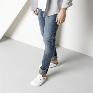 经典热销明星同款德国制造Birkenstock经典Boston光滑牛皮包头鞋流行色