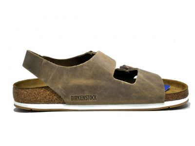 春夏新款Birkenstock/Milano天然真皮流行经典色耐磨橡胶底