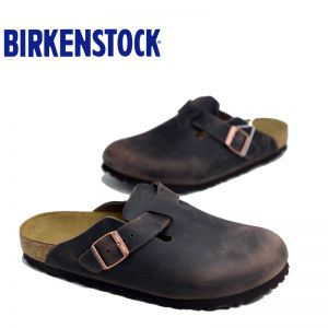 明星同款德国制造Birkenstock/Boston经典包头鞋/油皮/天然牛皮经典款