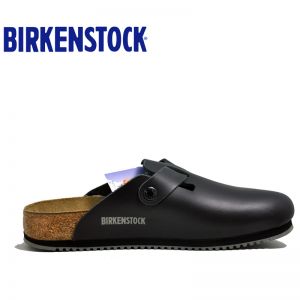 德国制造Birkenstock经典光滑牛皮防滑厨师鞋/职业鞋/医生鞋/工作鞋Boston