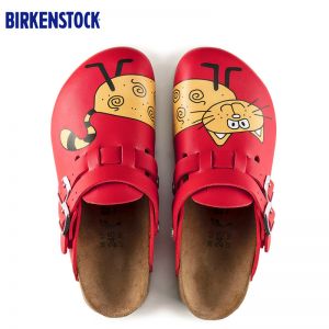 Birkenstock专业防滑鞋底卡通图案两穿包头凉拖鞋医生鞋护士鞋职业鞋Kay