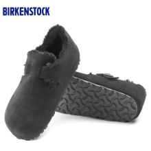 Birkenstock 秋冬男女低帮毛毛鞋软木休闲鞋反毛皮London系列休闲鞋