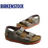 春夏新款德国Birkenstock儿童软木舒适健康凉鞋Milano沙漠系列撞色款软木拖鞋