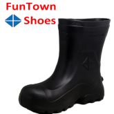 【网红爆款】潮鞋 Funtownshoes范特仕雨靴中筒耐穿耐磨防水防滑安全鞋工业工地水靴职业鞋